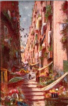 Napoli Italy - Pallonetto Santa Lucia DB Unposted 1907-1915 Antique Post... - $7.50