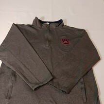 KA Knights Apparel Auburn Men's Gray 1/4 Zip Pullover Sweatshirt Size L 42/44 image 10