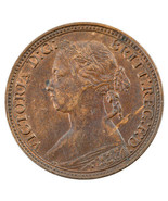 1880 Great Britain Farthing Coin Type 4 Berries (XF Condition) KM # 753 - €71,64 EUR