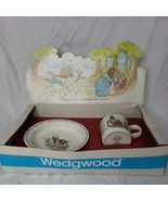 Peter Rabbit by Wedgwood 2 Piece Ceramic Nursery Set with box Bowl Mug - £15.81 GBP