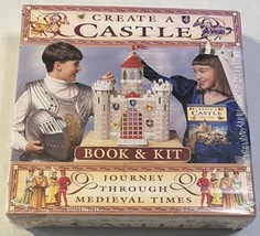 Publications Itnl Create a Castle Book &amp; Kit Journey Through Medieval Ti... - $14.95