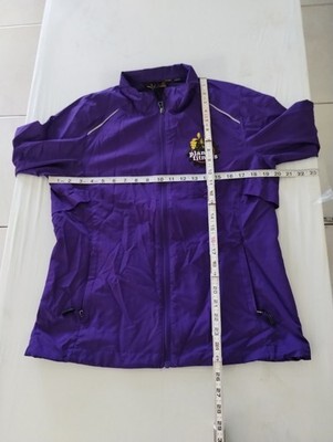 Planet Fitness Staff Full-Zip Women's Purple Windbreaker Pullover Jacket Size M Item image 7