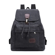 Korean style of the new wave ladies canvas backpack retro casual fashion student - £27.57 GBP