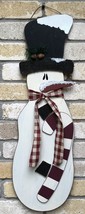 Snowman with Top Hat, Candy Cane and Scarf  - $12.95