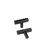 2 Inch Aluminum Alloy Solid Cabinet Knobs，Matte Black Drawer Pulls Drawe... - $2.25