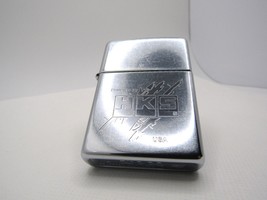 Powered by HKS Logo Engraved Zippo 1996 Fired Rare - £89.44 GBP