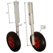 Inflatable Boat Transom Launching Wheel For Inflatable Dinghy Yacht Tend... - $89.00