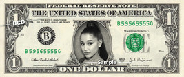ARIANA GRANDE on a REAL Dollar Bill Money Collectible Cash Memorabilia Celebrity - £6.96 GBP