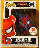 JOHN MULANEY Spider-Ham Signed auto Funko Pop #410 PHOTO PROOF - $395.99