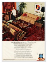 Drexel Furniture Mrs. Karen Galloway Vintage 1972 Full-Page Magazine Ad - £7.59 GBP