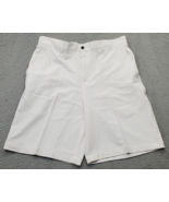 Dunning Golf Shorts Mens 32 White Performance Stretch Slash Pocket Flat ... - $54.03 CAD