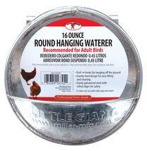 Little Giant® Hangable Poultry Waterer| Galvanized Round Hanging Poultry... - $32.52 CAD