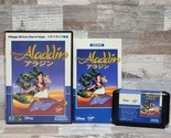 Aladdin Mega Drive Video Game NTSC-J Japan Import Complete CIB Disney Sega - $55.43