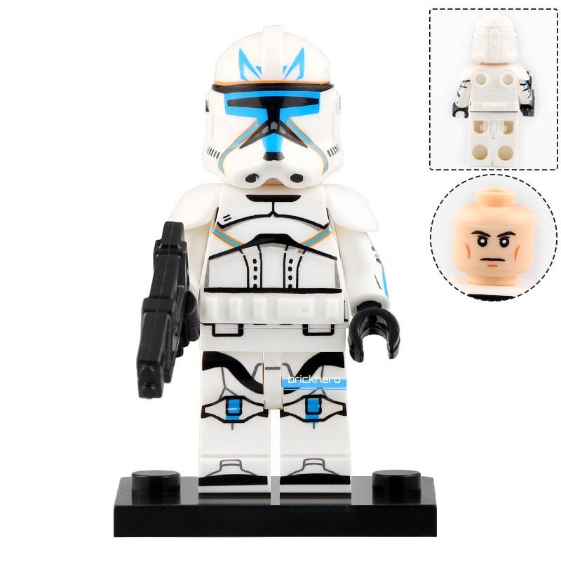 Captain Rex (Phase 2) Star Wars The Clone Wars Lego Minifigure Brick Toys Gift