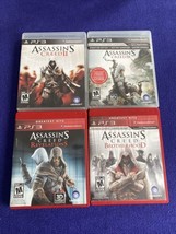 Assassin&#39;s Creed PS3 Lot 2, 3, Brotherhood, Revelations (PlayStation 3) Complete - £11.40 GBP
