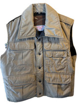 Adventure Gear Vintage Men’s M Tan Down Insulated Full Zip / Button Fish... - $24.70