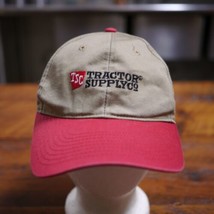 TRACTOR SUPPLY Employee Uniform Snapback 100% Cotton Red Khaki Baseball ... - $19.79