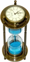 Antique Vintage Maritime Brass 5 Minute Sand Timer Nautical Hourglass Art Décor - £30.11 GBP