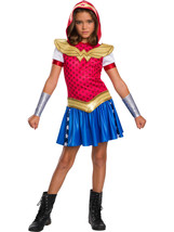 Rubies Dc Super Hero Girls Wonder Woman Hoodie Dress, Small - £84.72 GBP