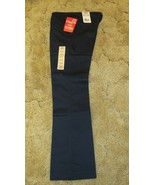 Dickies Girl&#39;s Wide Band Uniform Stretch Fabric Size 5 Navy Bootcut Pant... - $20.77 CAD