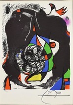 Joan Miro Ende Von Illusion II Platte Signiert Mit Lithographie Surrealismus Art - £75.31 GBP