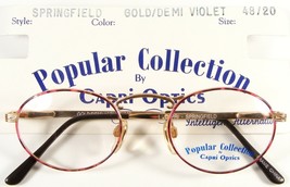 Popular Collection by Capri SPRINGFIELD GOLD /DEMI VIOLET EYEGLASSES 48-... - €17,79 EUR