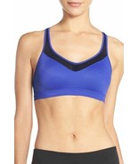 WACOAL 852214 Medium-Impact Mesh-Panel Sports Bra Sz 38 A/B DAZZLING BLUE - $30.10