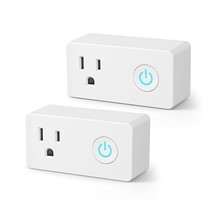 Bn-Link Wifi Heavy Duty Smart Plug Outlet, No Hub Required With Timer, 2 Pack - £27.96 GBP