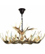 American Deer Horn Chandelier, 9 Lights, 3 Heads, Vintage Style, Resin H... - €406,52 EUR American Deer Horn Chandelier, 9 Lights, 3 Heads, Vintage Style, Resin H... - €406,52 EUR