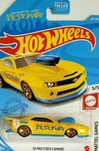Hot Wheels Vhtf Mattel Games Series &#39;10 Pro Stock Camaro 5/5 Pictionary - £4.86 GBP