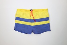 Vintage 90s Woolrich Mens XL Distressed Color Block Lined Shorts Swim Tr... - $29.65