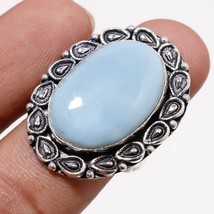 Blue Opal Gemstone Handmade Fashion Good Friday Gift Ring Jewelry 8.75&quot; SA 7163 - £4.14 GBP