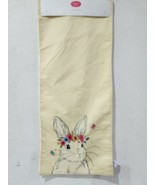 Cottontail Lane Easter Floral Yellow Rabbit Table Runner Home Decor 14x72&quot; - £27.41 GBP