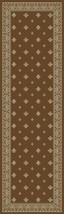 Concord Global 63086 6 ft. 7 inx 9 ft. 6 in. Ankara Pin Dot - Brown - £146.87 GBP