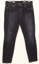 Gap Womens Authentic True Skinny Ankle Jeans 27 S Short Dark Wash Stretch Blue - £21.05 GBP