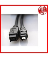 Durable Firewire Cable 6FT - 9 Pin Male to 4 Pin Male for Multitude of D... - $550.48 MXN