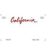 California State Background Metal Novelty Motorcycle License Plate - £15.14 GBP