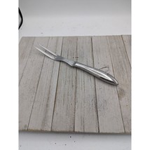Stainless Serving Meat Fork Slicing 10 1/2&quot; Unbranded - $9.96