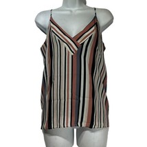 socialite stripe v-neck cami tank Top Women’s Size S - £15.19 GBP