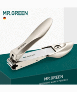 MR.GREEN Anti-Splash Nail Clippers Stainless Steel Fingernail Cutter Man... - £13.28 GBP