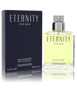 Eternity Cologne 6.7 oz Eau De Toilette Spray Calvin Klein For Men Fragr... - £72.29 GBP