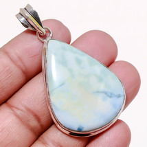 Blue Opal Gemstone Handmade Fashion Engagement Gift Pendant Jewelry 2.20&quot; SA 857 - £4.78 GBP