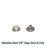 Stainless Steel Snap Fastener Stud &amp; Eyelet, Line 24, 500 Pieces Fasnap ... - $2,495.67 MXN