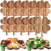Geetery 12 Pc Wooden Four Leaf Snack Serving Tray Set Multi-color Clover - €21,92 Geetery 12 Pc Wooden Four Leaf Snack Serving Tray Set Multi-color Clover - €21,92 EUR