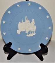 Wedgwood Jasperware American Independence Plate 1776-1976 Victory at Yorktown  - $29.69