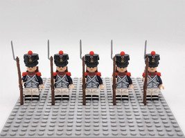 French Fusilier soldiers French Line Infantry Napoleonic Wars 5pcs Minifigures - £11.41 GBP