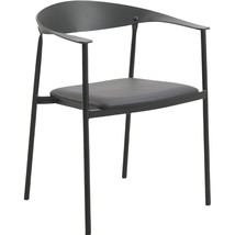 LeisureMod Kora Series Modern Dining Chair Upholstered in Faux Leather w... - $3,434.22 MXN