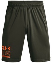 Under Armour Mens Activewear Tech Quick-Dry Logo-Print Shorts,XX-Large - $34.67