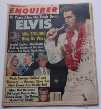 National Enquirer Magazine August 11, 1987 10 Years after his tragic death Elvis - £10.94 GBP