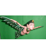 Dewi Sri Rice Goddess Flying Hanging Mermaid Lady mobile Sm 8&quot; Red or Green - $56.92 CAD